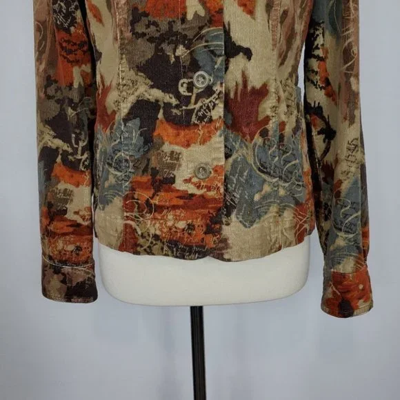 Christopher & Banks Fall Colors Corduroy Blazer Size S - Picture 4 of 13